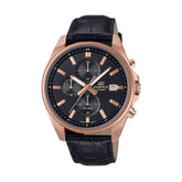 Edifice Genuine Leather Standard Chronograph Men Watch EFV-610ECL-1AUDF